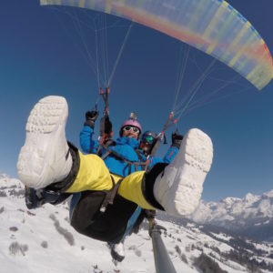 parapente le grand bornand aravis école apprendre voler BIPLACE BON CADEAU