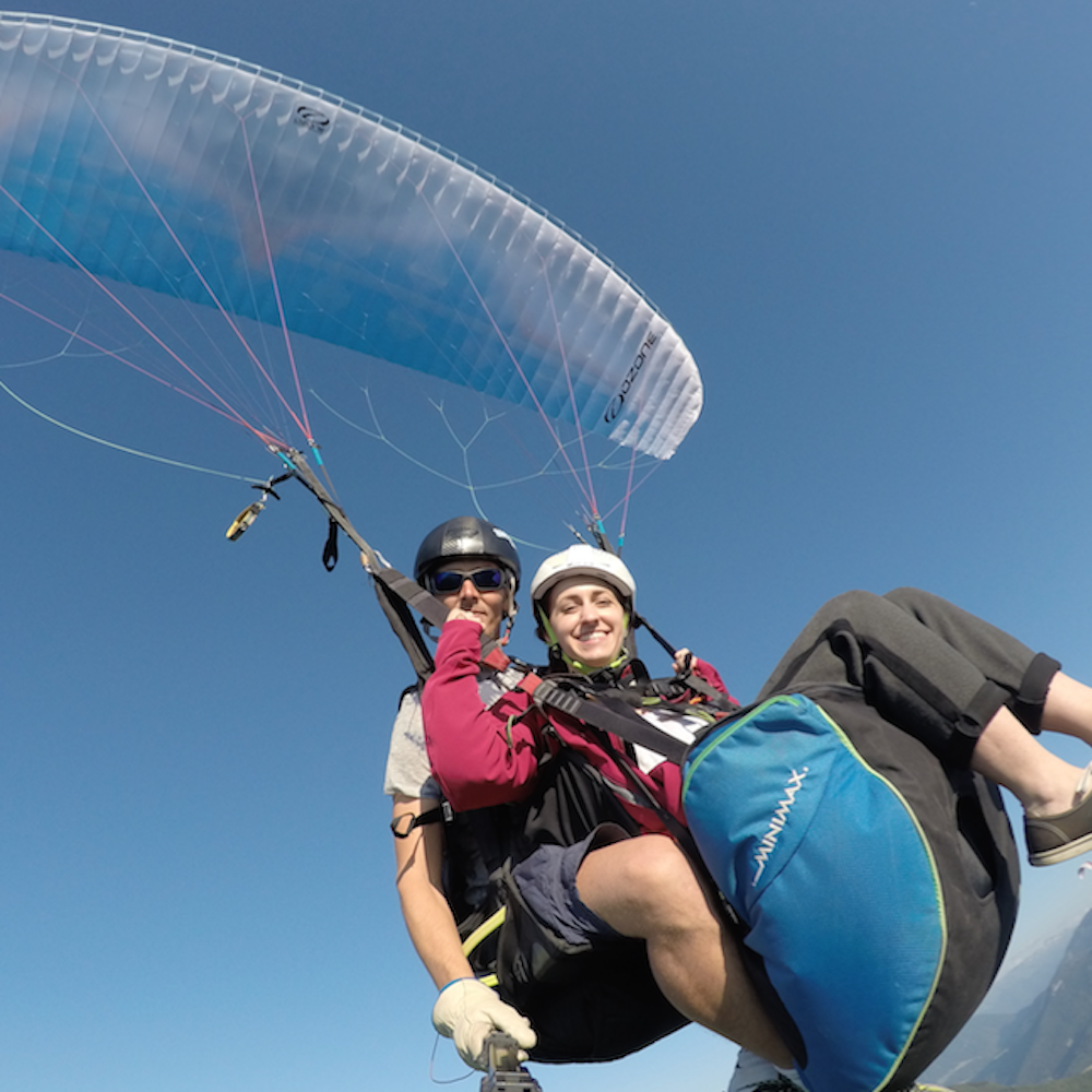 parapente le grand bornand aravis école apprendre voler BIPLACE BON CADEAU