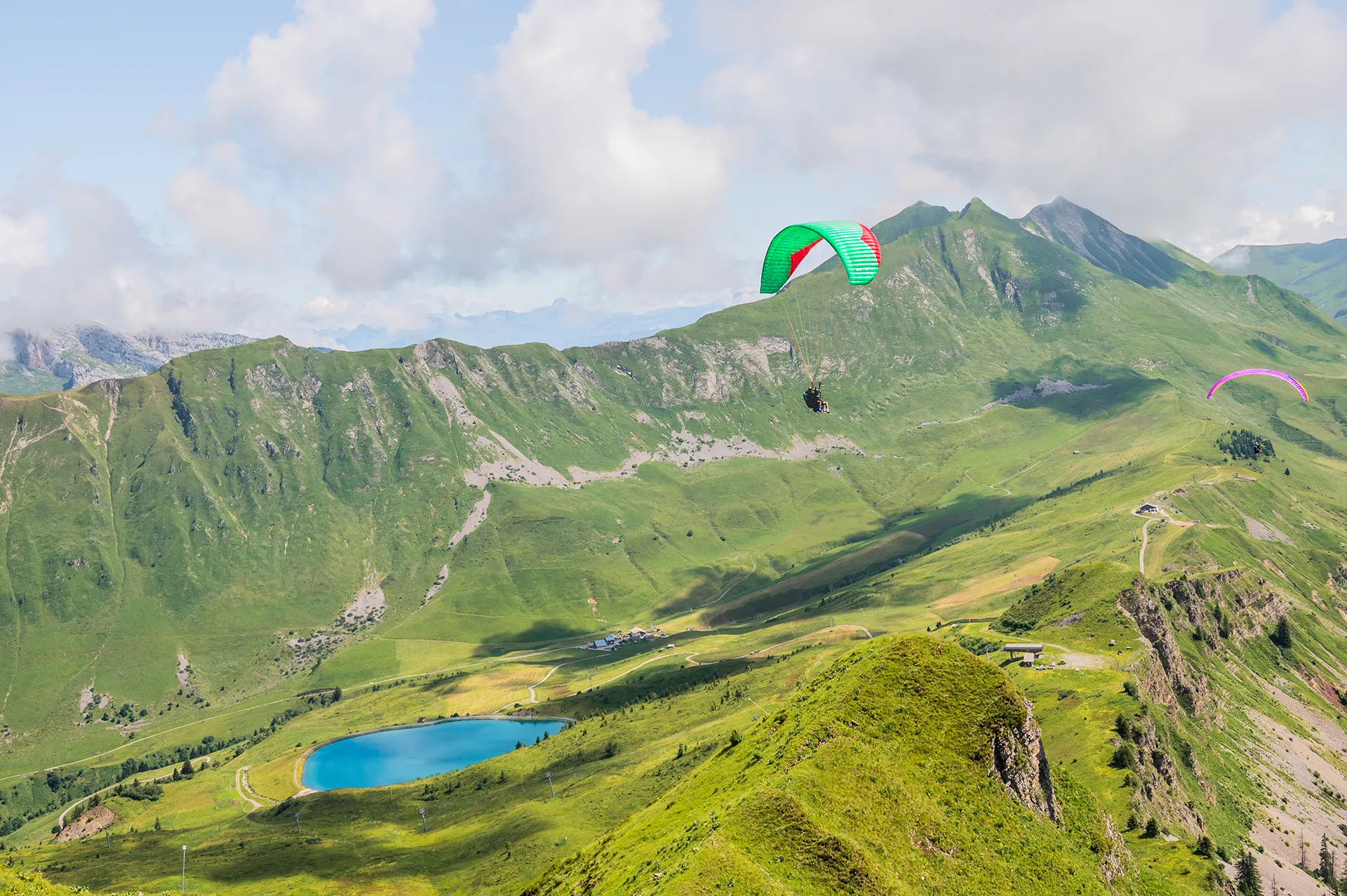 stage de progression en parapente au Grand Bornand avec airlinks