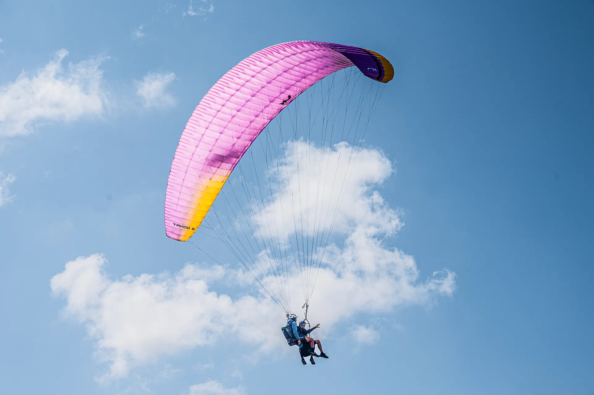 vol ascendance le grand Bornand avec airlinks