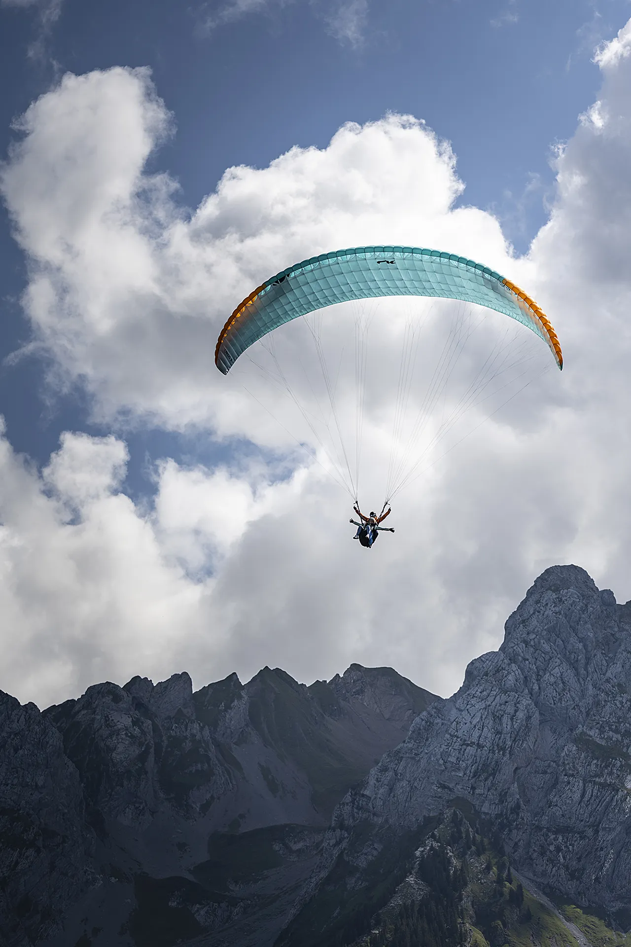 vol long en parapente au Grand Bornand, aravis